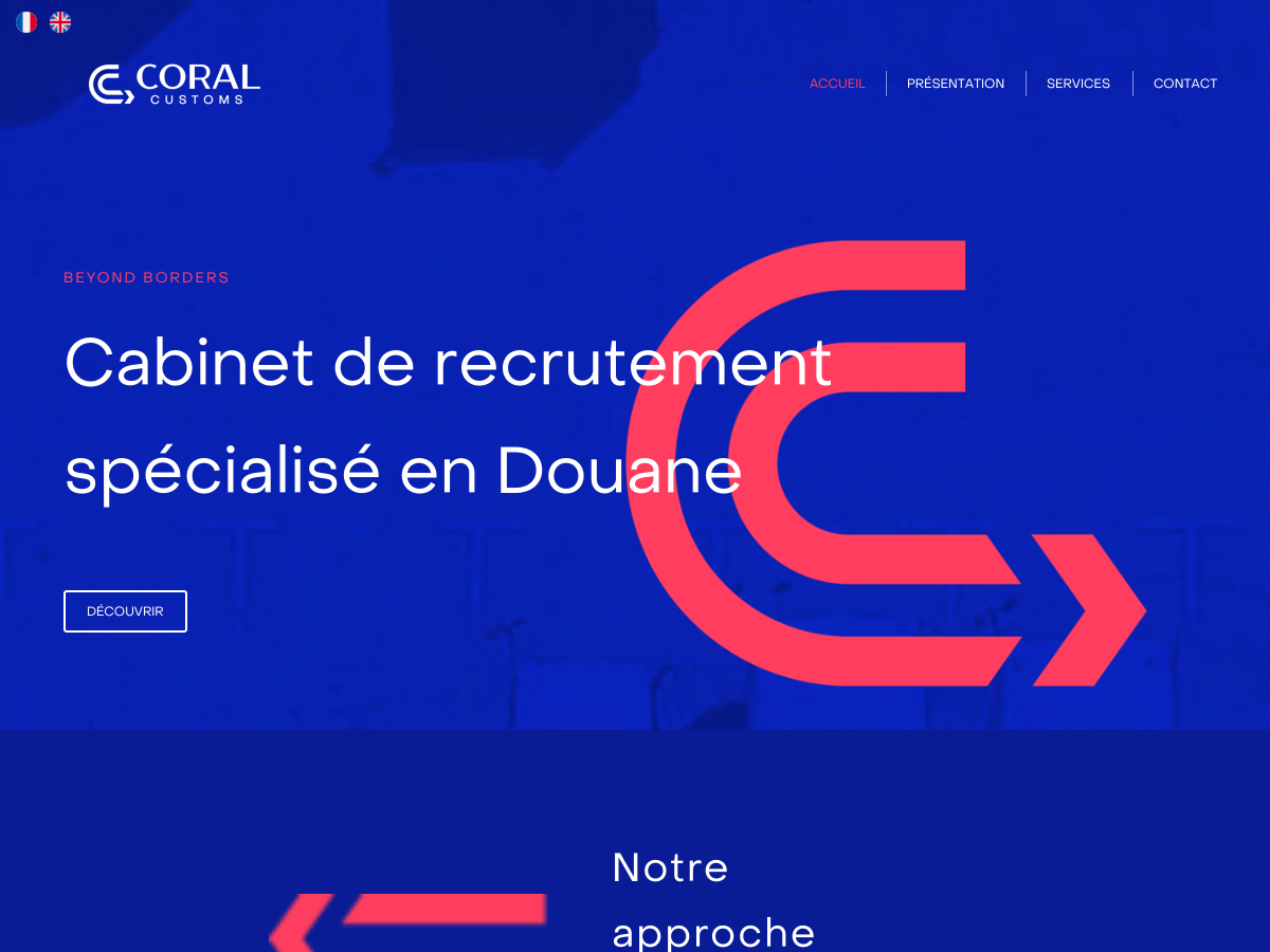 Exemple de site internet de Recrutement et intérim à Paris