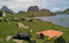 camp au bord de l'eau