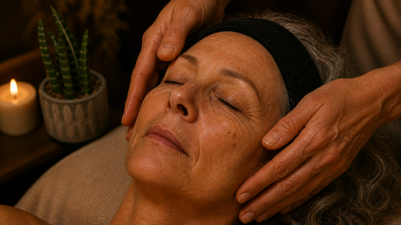 Massage visage éclat et lift Lyon