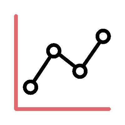 Wired outline 163 graph line chart