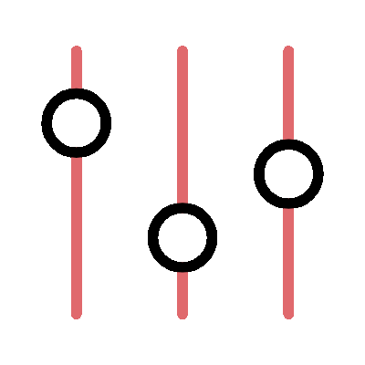 Wired outline 201 settings sliders