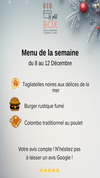 Menu de la semaine - La PetitBox