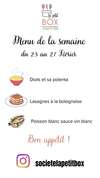 Menu de la semaine - La PetitBox
