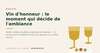 Nombre de pièces cocktail par personne pour un vin d'honneur