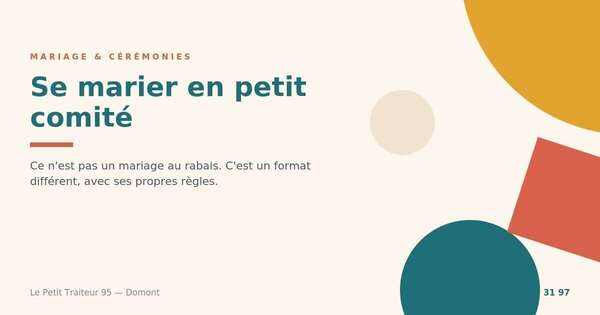 Buffet de mariage en petit comité dans le Val-d'Oise