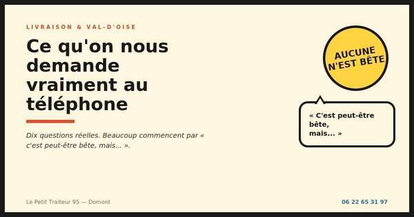  Les questions les plus posées à un traiteur