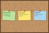 Post-it rappelant qui invite et qui paie lors du pot de promotion
