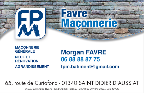 Logo FAVRE Maçonnerie