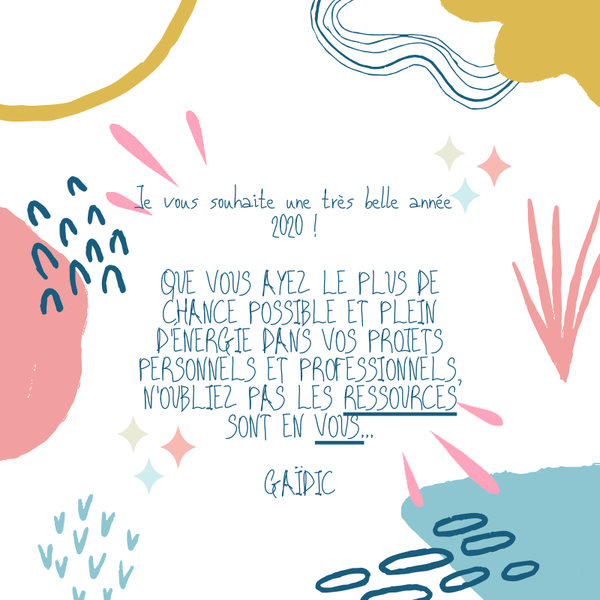 Bonne & heureuse année 2020