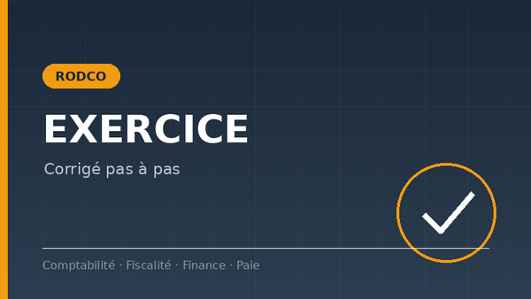 EXERCICE - Calcul et comptabilisation d'un amortissement selon les unités d'œuvre