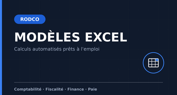 LA LIASSE FISCALE 2050-2053 EN EXCEL : BILAN FONCTIONNEL, SIG ET CAF AUTOMATISÉS