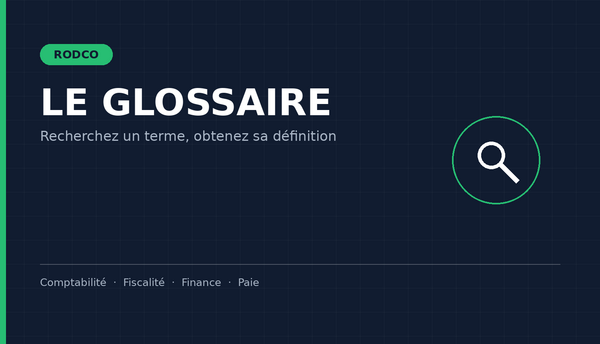LE GLOSSAIRE - Fiscalité