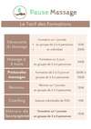 virginie pause massage - formation massages - la roche sur foron