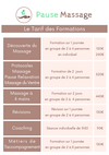 virginie pause massage - formation massages - la roche sur foron
