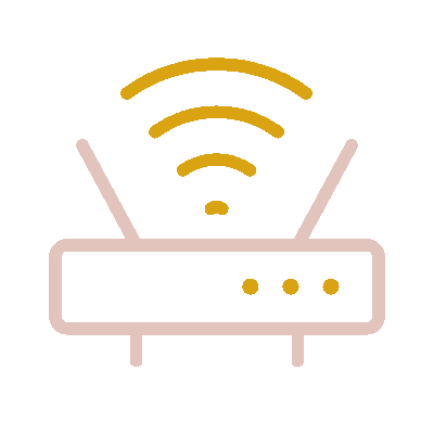 Wired outline 745 wifi connection hover pinch