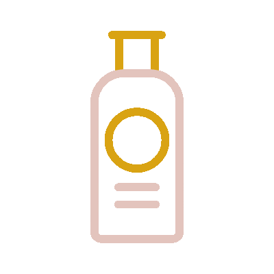 Wired outline 1595 shampoo hover pinch