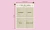 Menu Engineering design studio Maïss