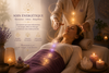 Masseur pratiquant un soin énergétique dos femme spa