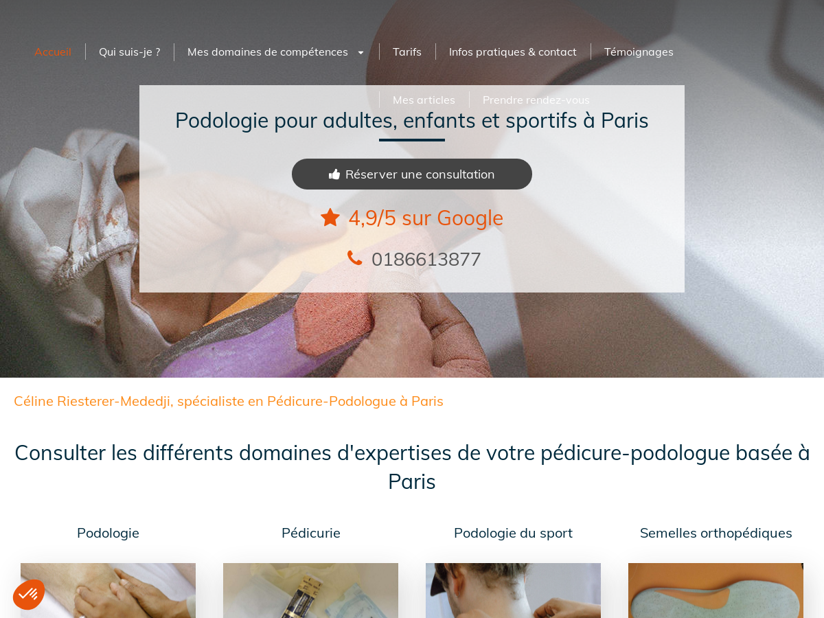 Exemple de site internet de Santé et Bien-être à Paris 13