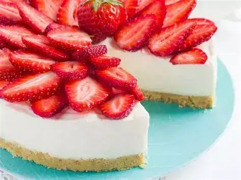 Cheesecake fraise spéculoos sans cuisson