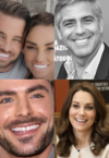 Visages souriants illustrant le sourire hollywoodien esthétique