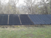 panneaux solaires chauffant piscine ensoleillée