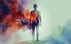 Visage exprimant des émotions complexes et variables