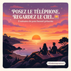 Coucher de soleil vibrant symbolisant pleine conscience universelle