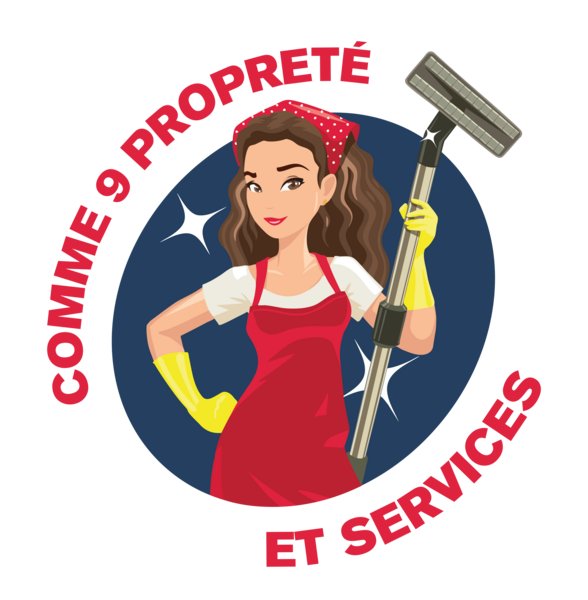 Logo Comme9 propreté et services Logo Comme9 propreté et services