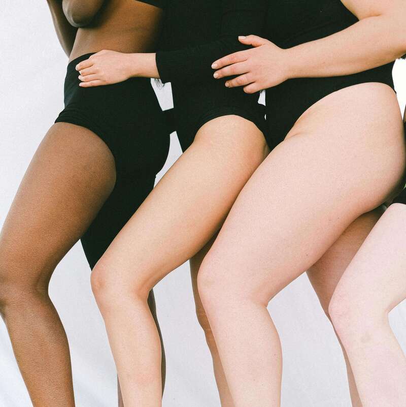 Zones traitées en drainage lymphatique post-opératoire - Cuisses et jambes