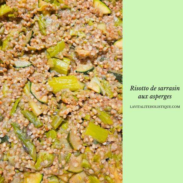Risotto de sarrasin aux asperges 