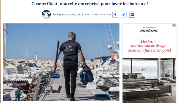 CosmétiBoat dans Le Figaro