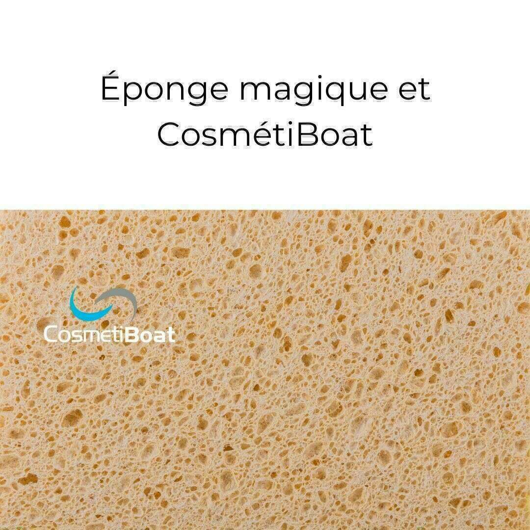 Eponge magique chez CosmétiBoat