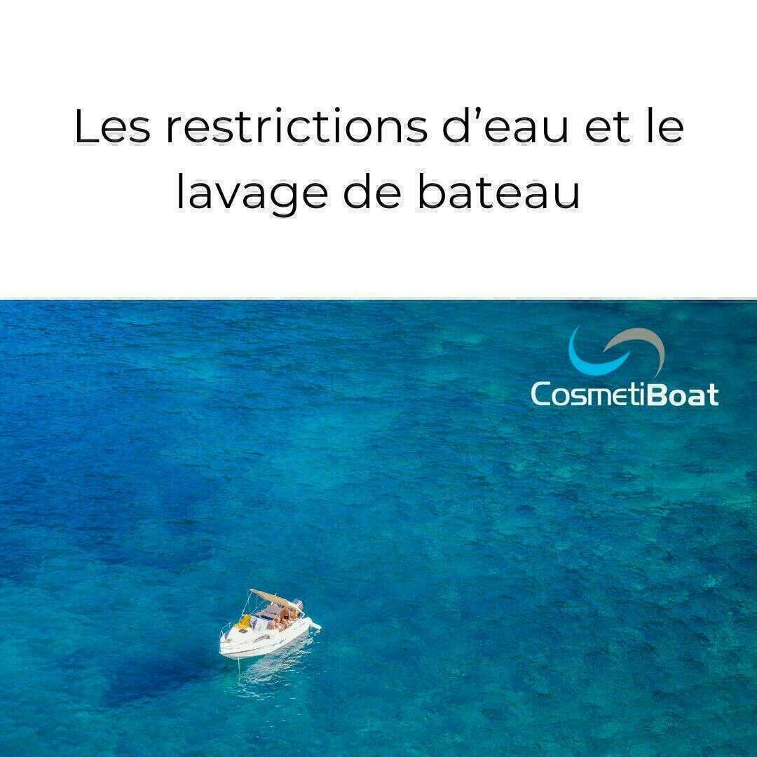 restrictions deau lavage bateau