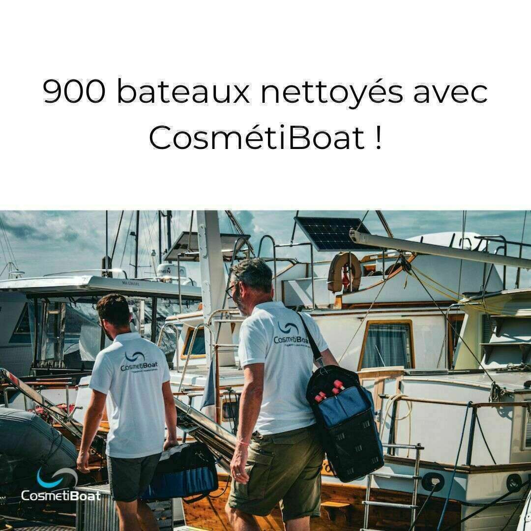 900 bateaux nettoyes record cosmetiboat