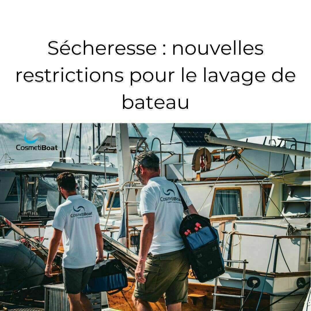 restrictions eau lavage bateau secheresse