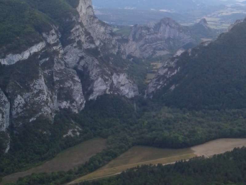 Magnifique vue sur la forêt de Saou