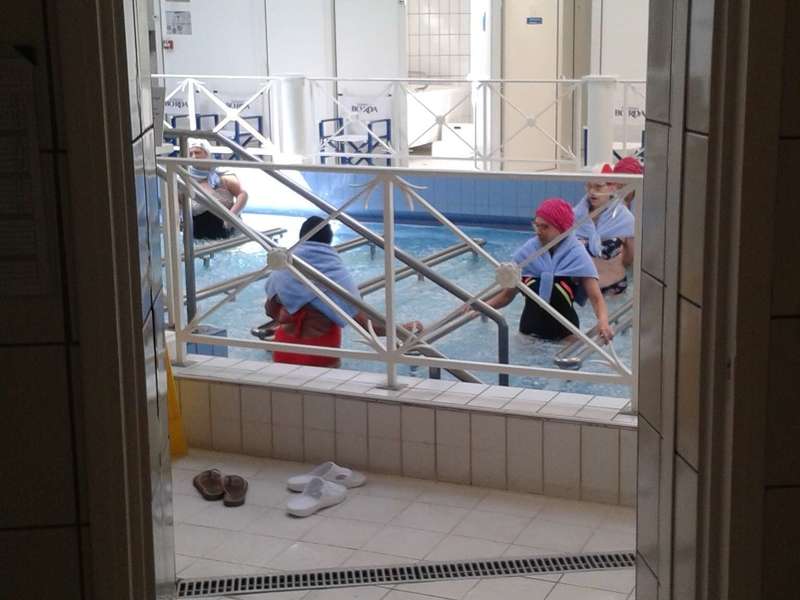 Le couloir de marche de l'espace Phlébologie