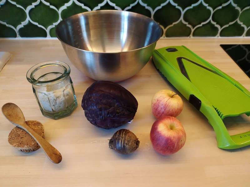 Préparation des légumes