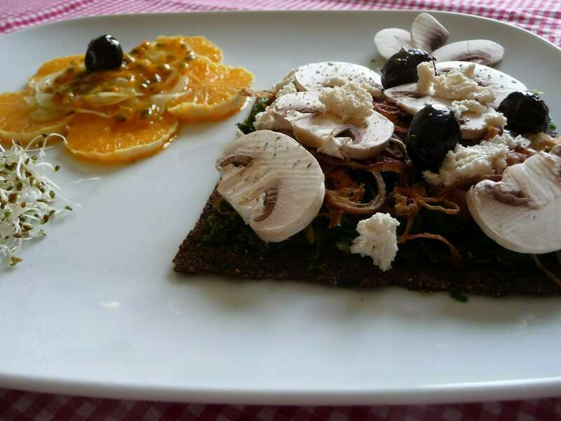 Pizza aux champignons