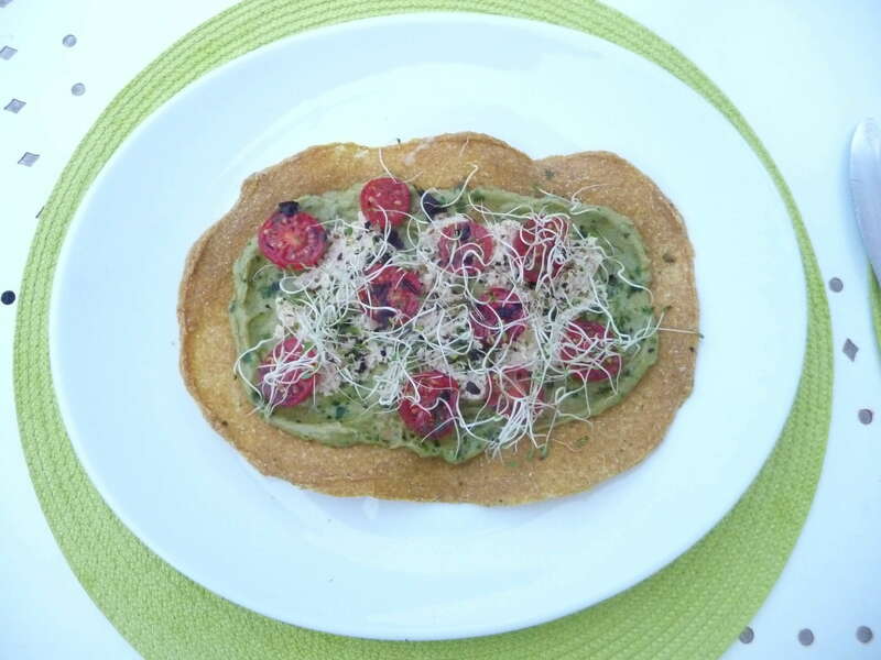 Taco mexicain au lin doré