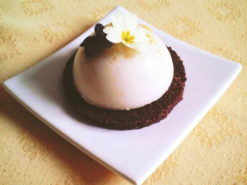 Dôme au citron sur biscru cacao, inspiration Christophe Berg