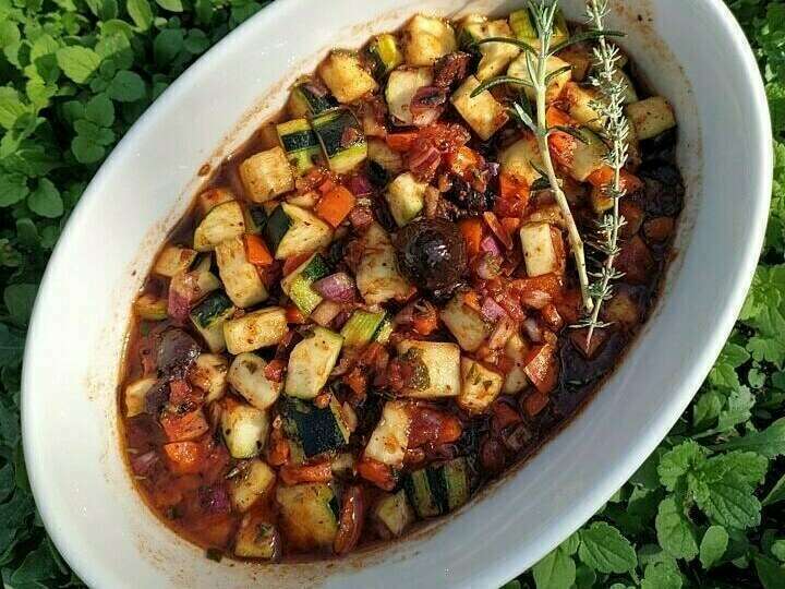 Rawtatouille "cuite" au soleil