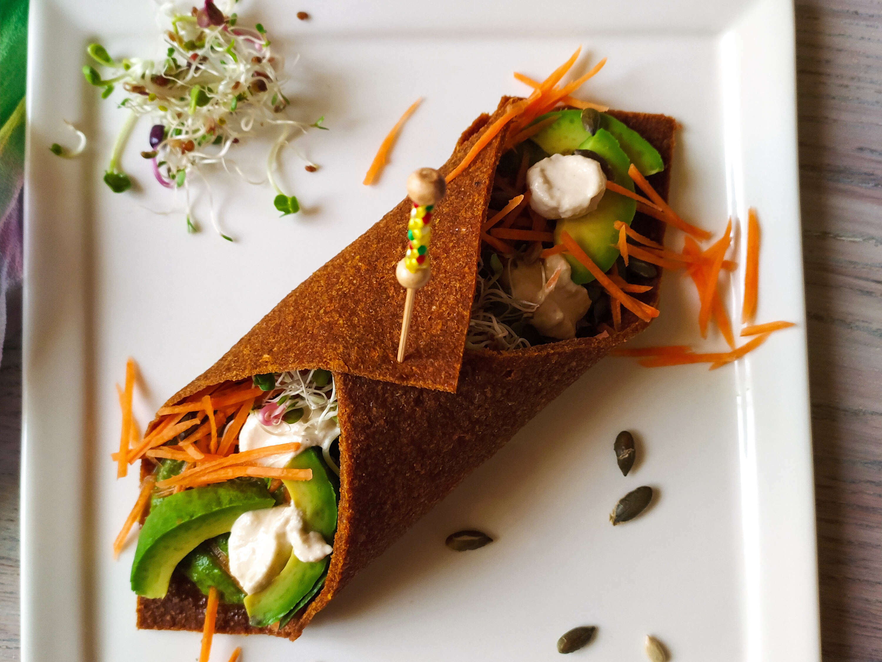 Wrap de patate douce