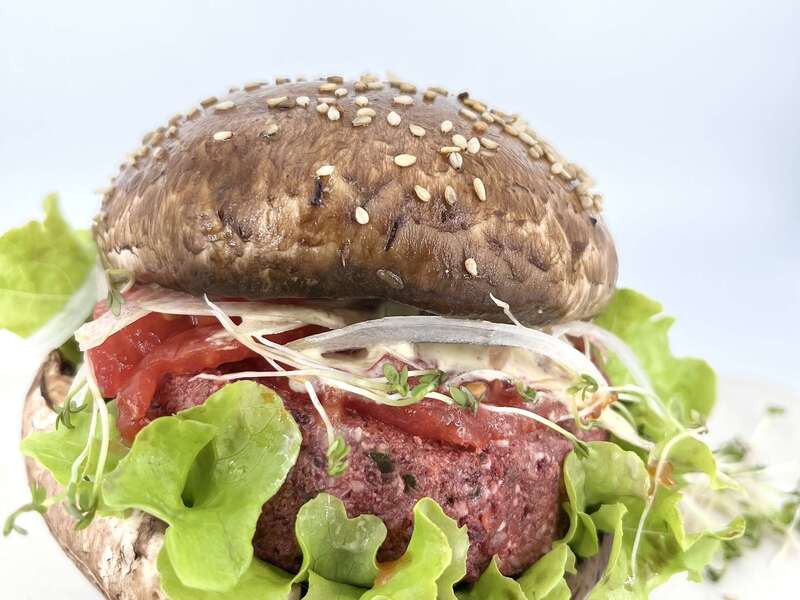 Burger de champignon Portobello