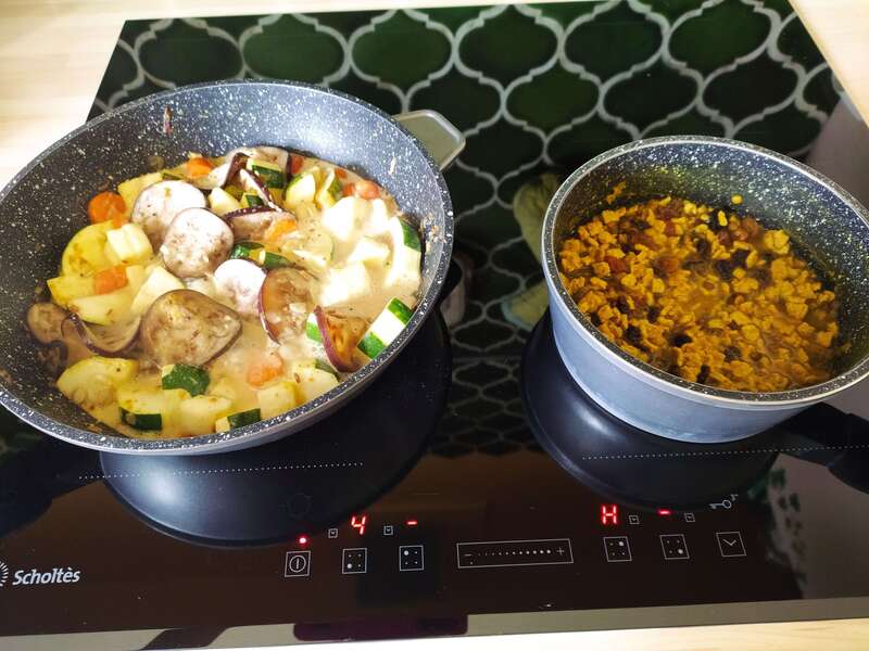 Curry de protéines végétales