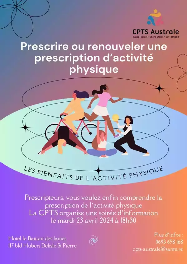 Prescrire ou renouveler une prescription d’Activité Physique [Soirée 23 avril 2024]