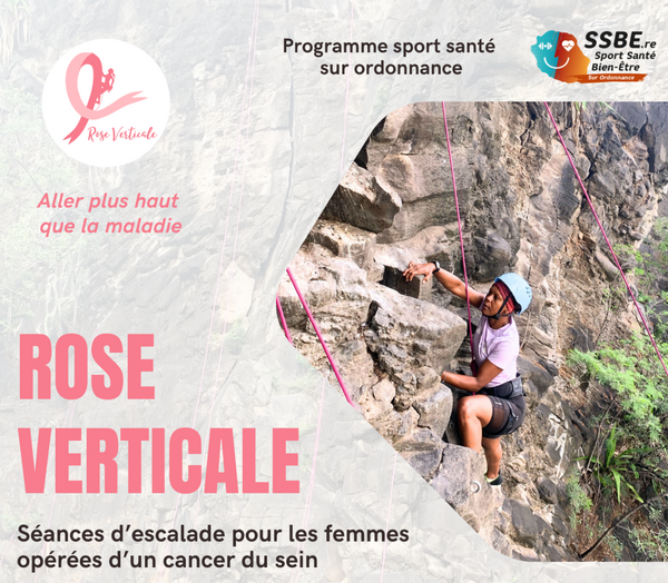 Rose Verticale : Escalade pour les femmes opérées d’un cancer du sein [novembre 2024]
