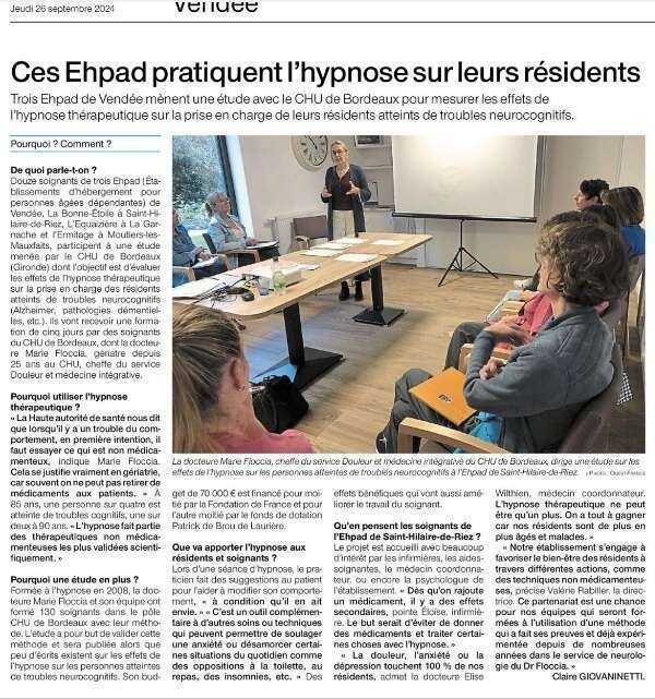 L'hypnose peut-elle se pratiquer sur des personnes âgées?
