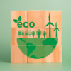 Image éco-responsable mettant en avant les énergies renouvelables, illustrant les valeurs de l'entreprise : liberté, aspect humain et transparence.